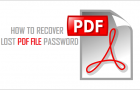 Recover Lost PDF File Password