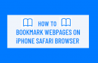 Bookmark Webpages on iPhone Safari Browser