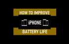 Improve iPhone Battery Life