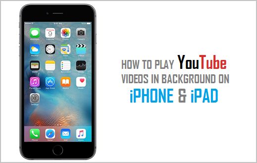 play youtube in background iphone 6