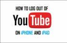 Logout of YouTube On iPhone and iPad