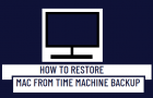 Restore Mac from Time Machine Backup