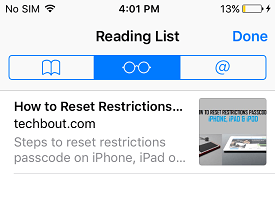 How to Add Webpages to Reading List on iPhone and iPad - 33