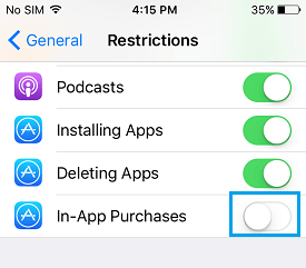 How to Turn Off In-App Purchases on an iPhone 6 - Solve Your Tech