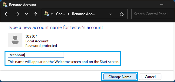 Change User Account on Windows Computer