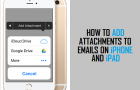 Add Attachments To Email on iPhone And iPad