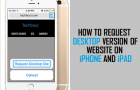 Request Desktop Version of Website On iPhone and iPad