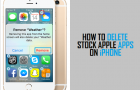 Delete Stock Apps On iPhone and iPad