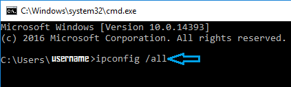 IP Config alla kommandon i Windows 10