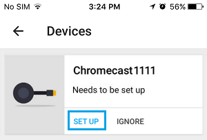 connect to chromecast iphone