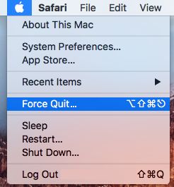 force quit all apps mac