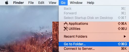 view library folder on mac