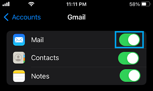 Enable Gmail On iPhone