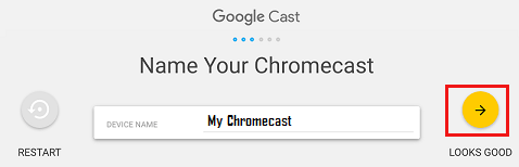 change name of chromecast device