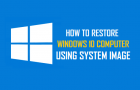 Restore Windows 10 Computer Using System Image