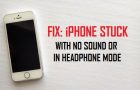 iPhone Stuck in Headphone Mode