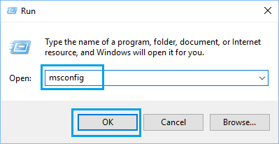 Open System Configuration Using Run Command