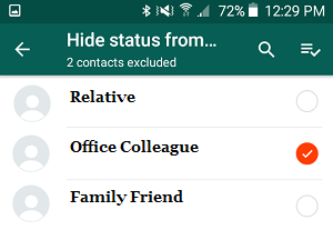 How to Hide WhatsApp Status Updates From Specific Contacts - 65