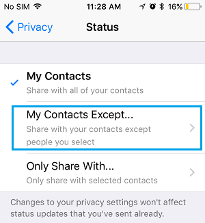 How to Hide WhatsApp Status Updates From Specific Contacts - 90