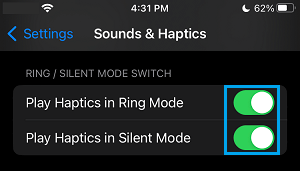 Play Haptics in Ring And Silent Mode on iPhone