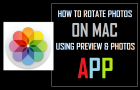 Rotate Photos On Mac Using Preview & Photos App