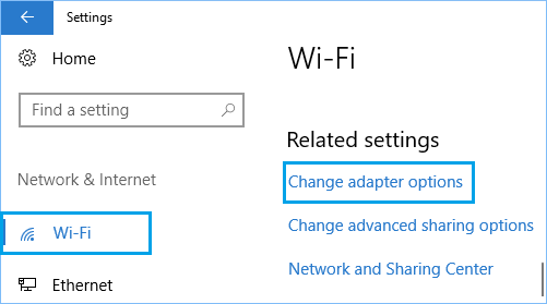 Ändern Sie Die Netzwerkadapteroptionen Auf Einem Windows-Pc