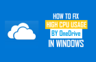 High CPU Usage By OneDrive