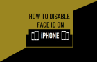 Disable Face ID on iPhone