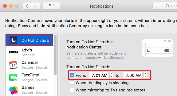 how to stop notifications on mac calendar