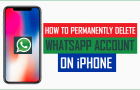 Permanently Delete WhatsApp Account on iPhone