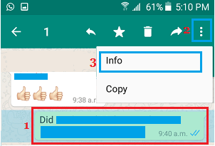 How to know who has read the messages in a WhatsApp group