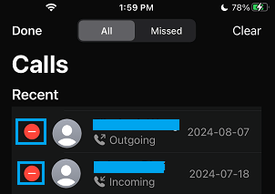 Clear All Calls From Call History On iPhone