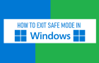 Exit Safe Mode in Windows