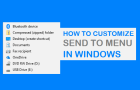 Customize Send to Menu in Windows