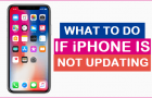 What to Do if iPhone Is Not Updating