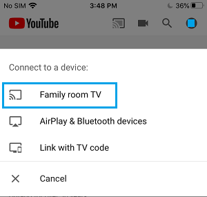 How to Cast YouTube to TV From iPhone and Android Phone - 45