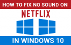 No Sound on Netflix