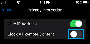 Enable Remote Content in Mail App on iPhone