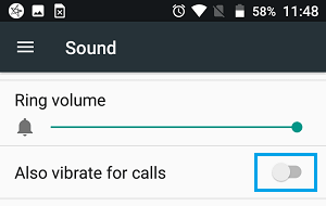 Disable Vibrations During Call on Android Phone