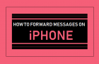 Forward Messages On iPhone