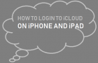 Login to iCloud on iPhone or iPad