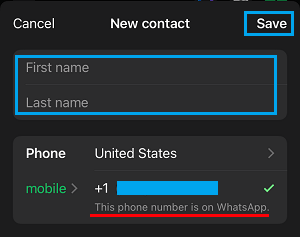 Checked Phone Number is On WhatsApp