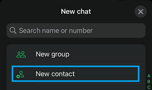 Add New Contact to WhatsApp