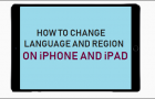 Change Language and Region on iPhone & iPad