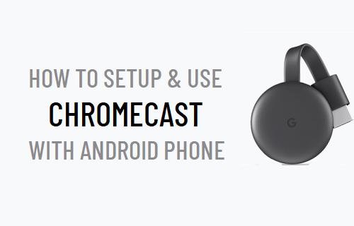 google chromecast setup for tv