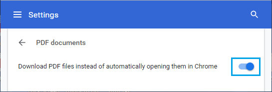download pdf instead of opening in browser chrome