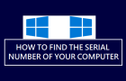 Find Computer Serial Number in Windows