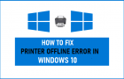 Fix Printer Offline Error in Windows 10