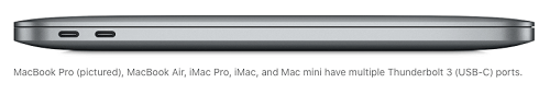 Mac With Thunderbolt Ports 