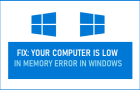 Your Computer is Low in Memory Error in Windows 11/10